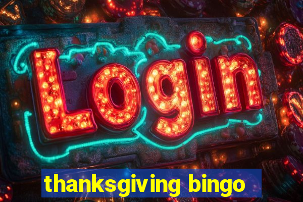 thanksgiving bingo